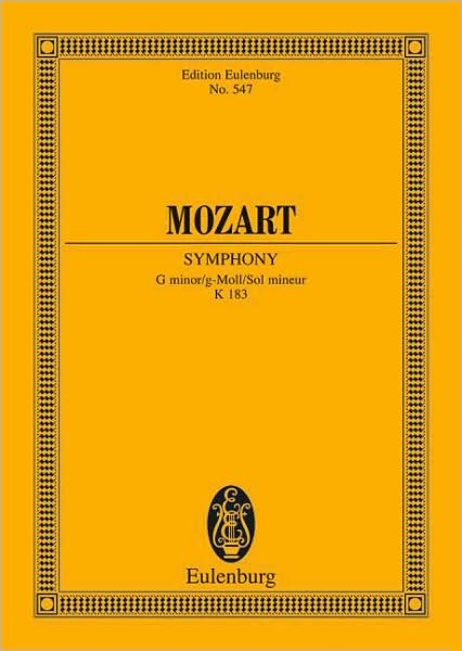 Symphony No. 25 in G Minor, K. 183: Study Score