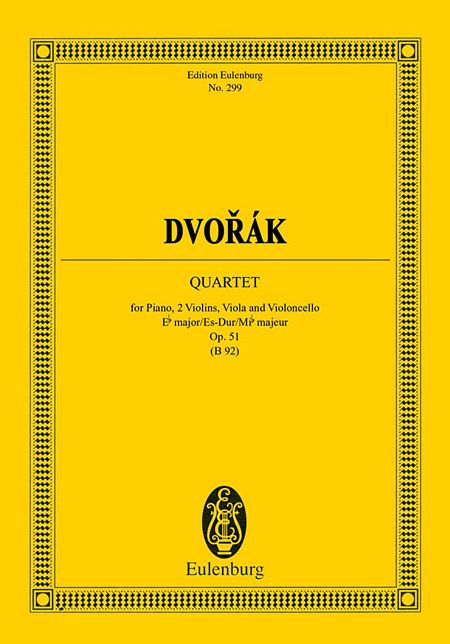 String Quartet in E-Flat Major, Op. 31, B 92: Study Score