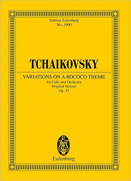 Variations on a Rococo Theme: for Cello and Orchestra