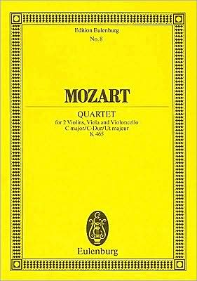 String Quartet, K. 465: In C Major