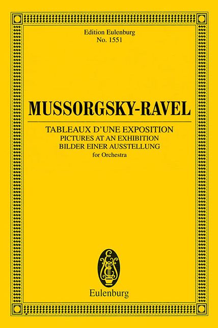 Pictures at an Exhibition: Instrumetnation By Maurice Ravel - Study Score
