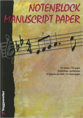 Notenblock Manuscript Paper