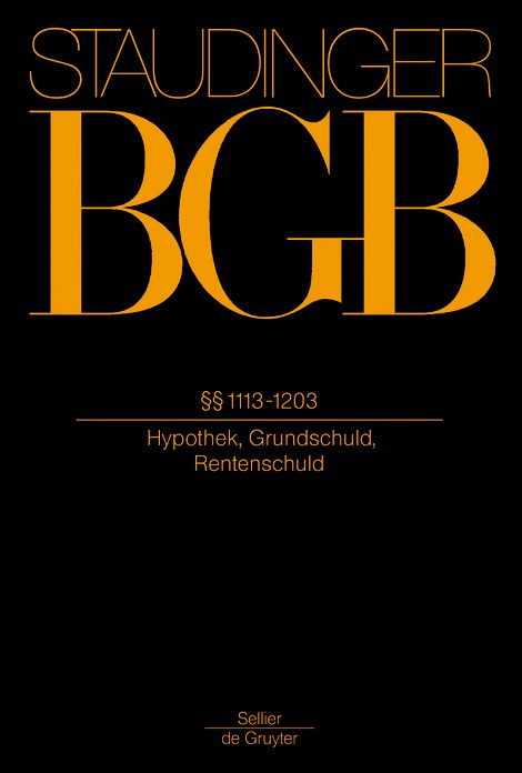 1113-1203: (Hypothek, Grundschuld, Rentenschuld)