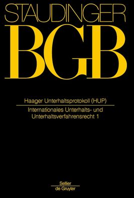 Haager Unterhaltsprotokoll: (Internationales Unterhaltsrecht)