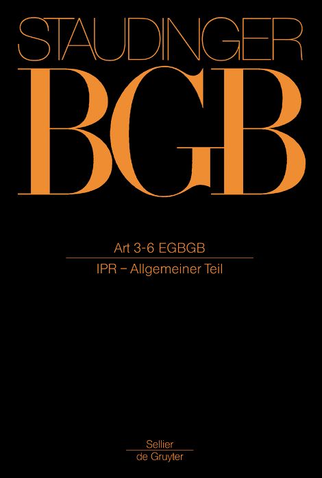 Art 3-6: (Internationales Privatrecht - Allgemeiner Teil)