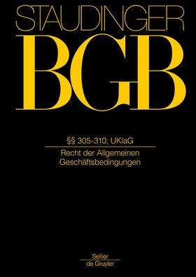 305-310; UKlaG: (Recht der Allgemeinen Geschaftsbedingungen)