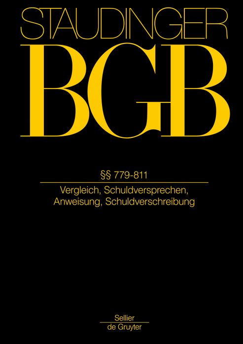 779-811: (Vergleich, Schuldversprechen, Anweisung, Schuldverschreibung)