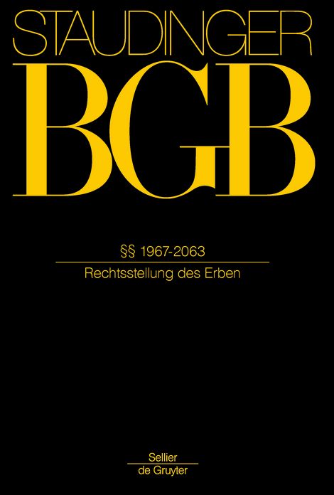 1967-2063: (Rechtsstellung des Erben)