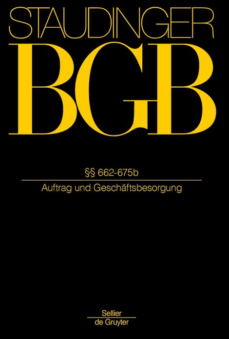 ?? 662-675b: (Auftrag und Gesch?ftsbesorgung)
