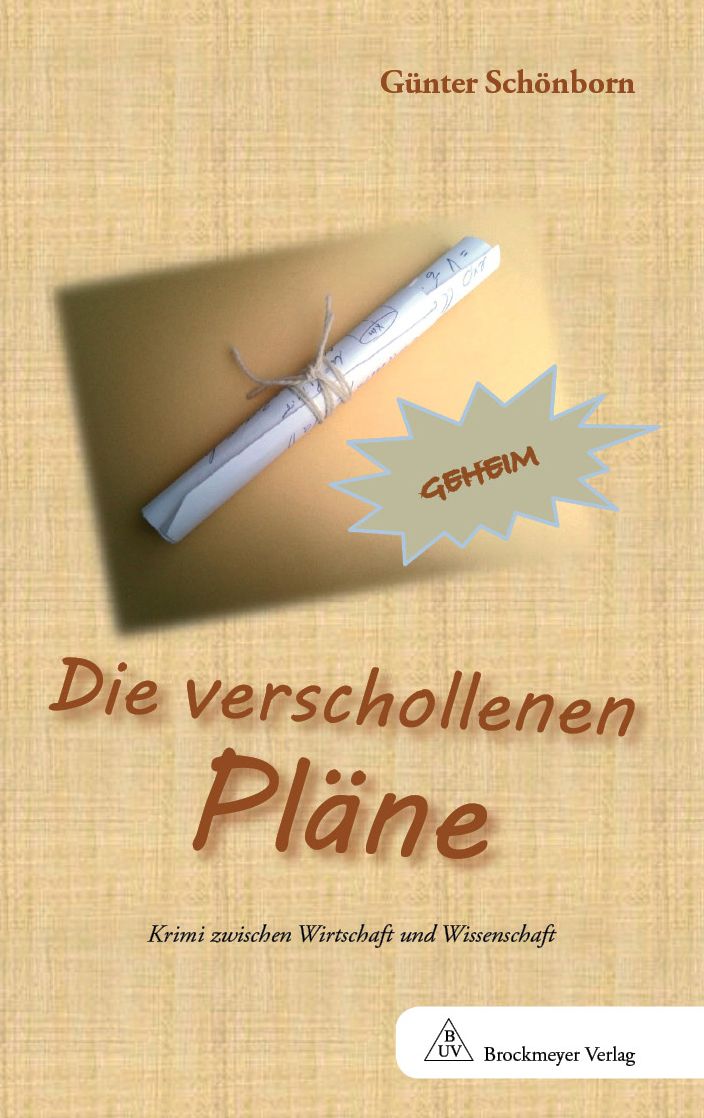 Die verschollenen Pläne: Krimi zwischen Wirtschaft und Wissenschaft