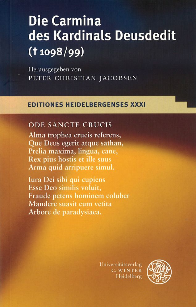 Die Carmina des Kardinals Deusdedit (1098/99)