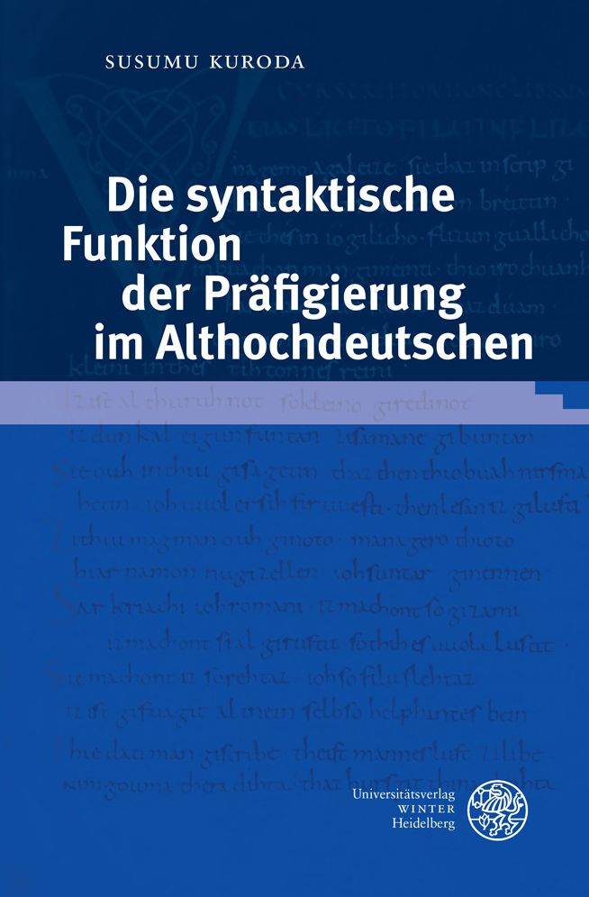 Die syntaktische Funktion der Prafigierung im Althochdeutschen