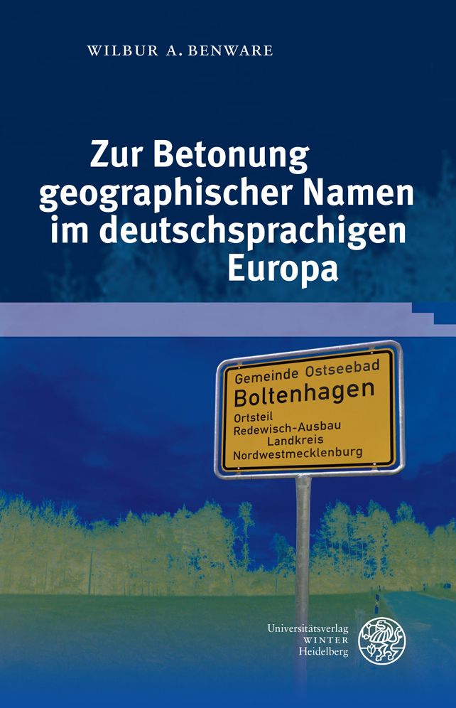 Zur Betonung geographischer Namen im deutschsprachigen Europa