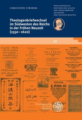 Theologenbriefwechsel im Sudwesten des Reichs in der Fruhen Neuzeit (1550-1620): Zur Relevanz eines Forschungsvorhabens
