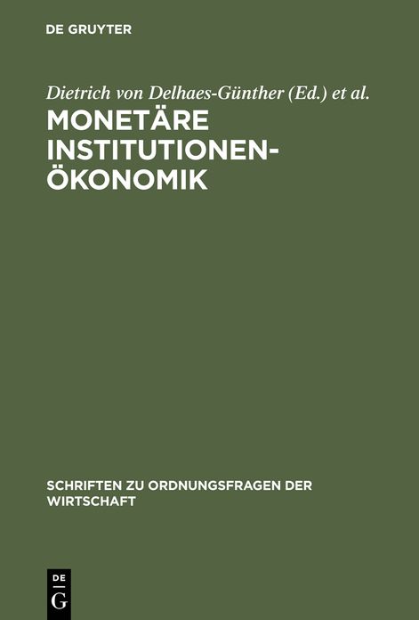 Monetare Institutionenokonomik