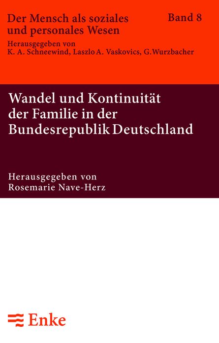 Wandel und Kontinuitat der Familie in der Bundesrepublik Deutschland