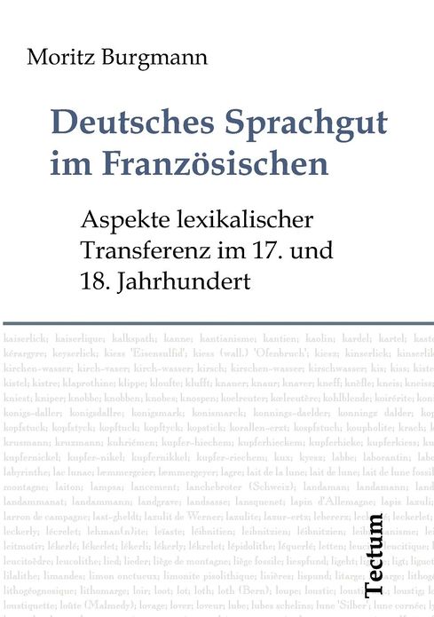 Deutsches Sprachgut im Franz sischen