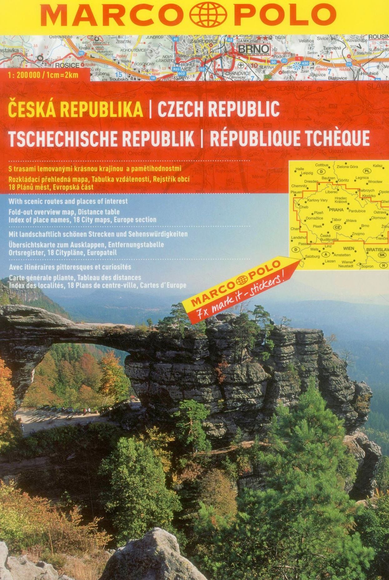 Czech Republic Marco Polo Road Atlas