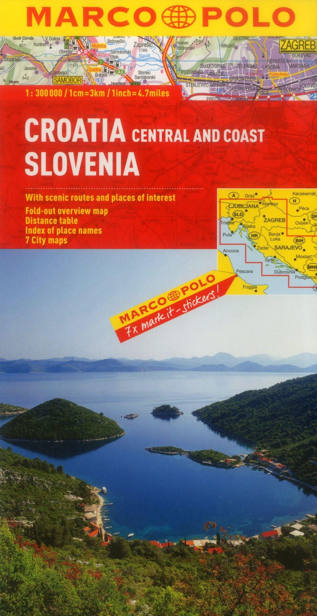 Croatia / Slovenia Marco Polo Map