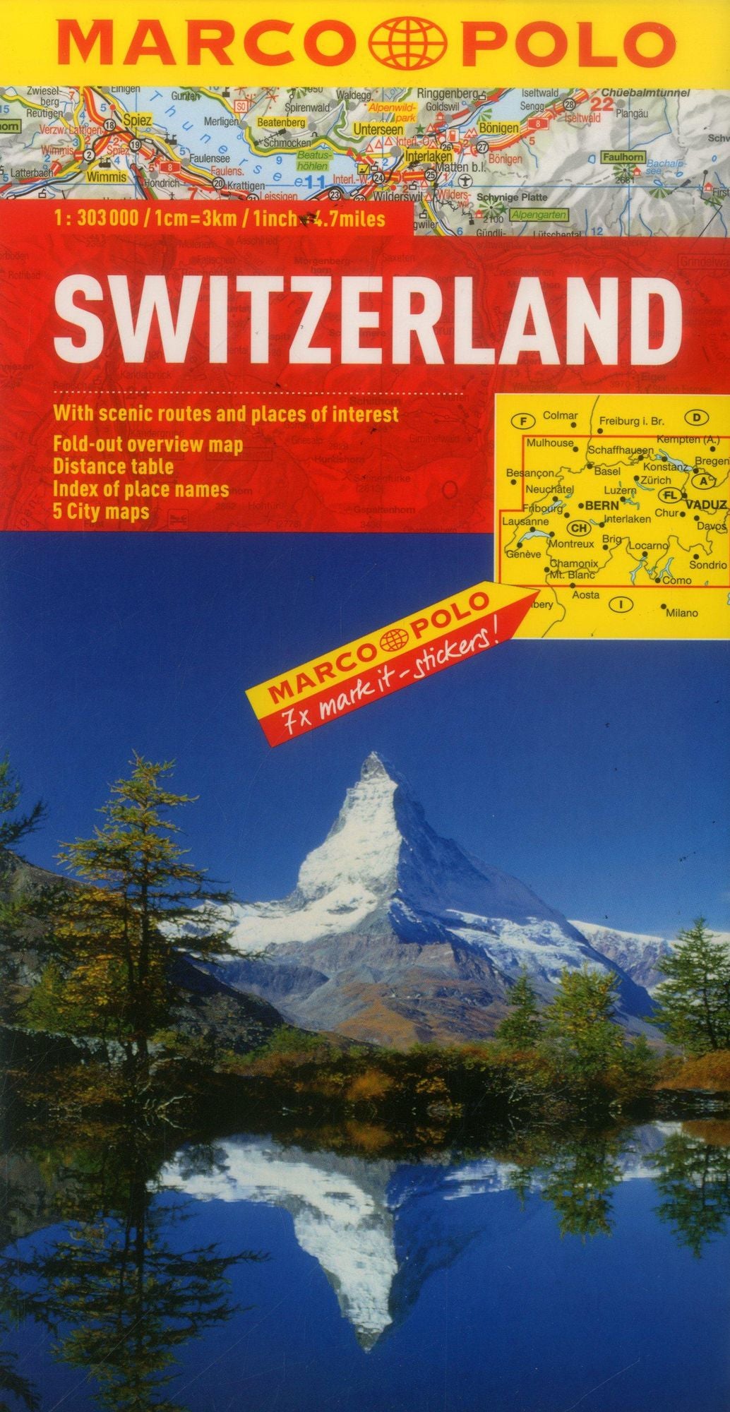 Switzerland Marco Polo Map