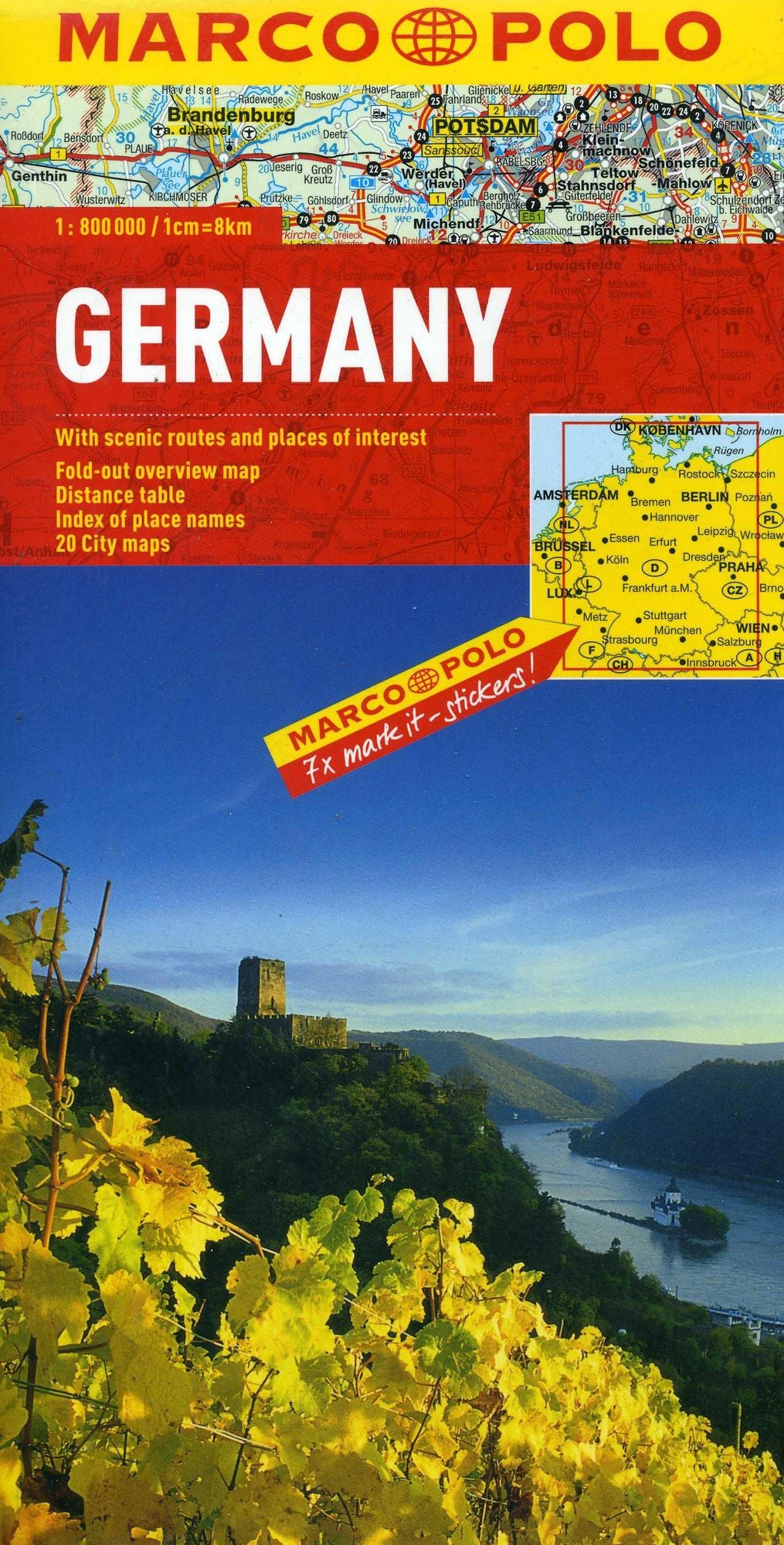 Germany Marco Polo Map