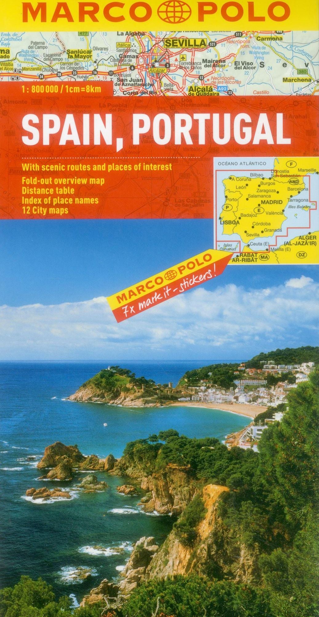 Spain / Portugal Marco Polo Map