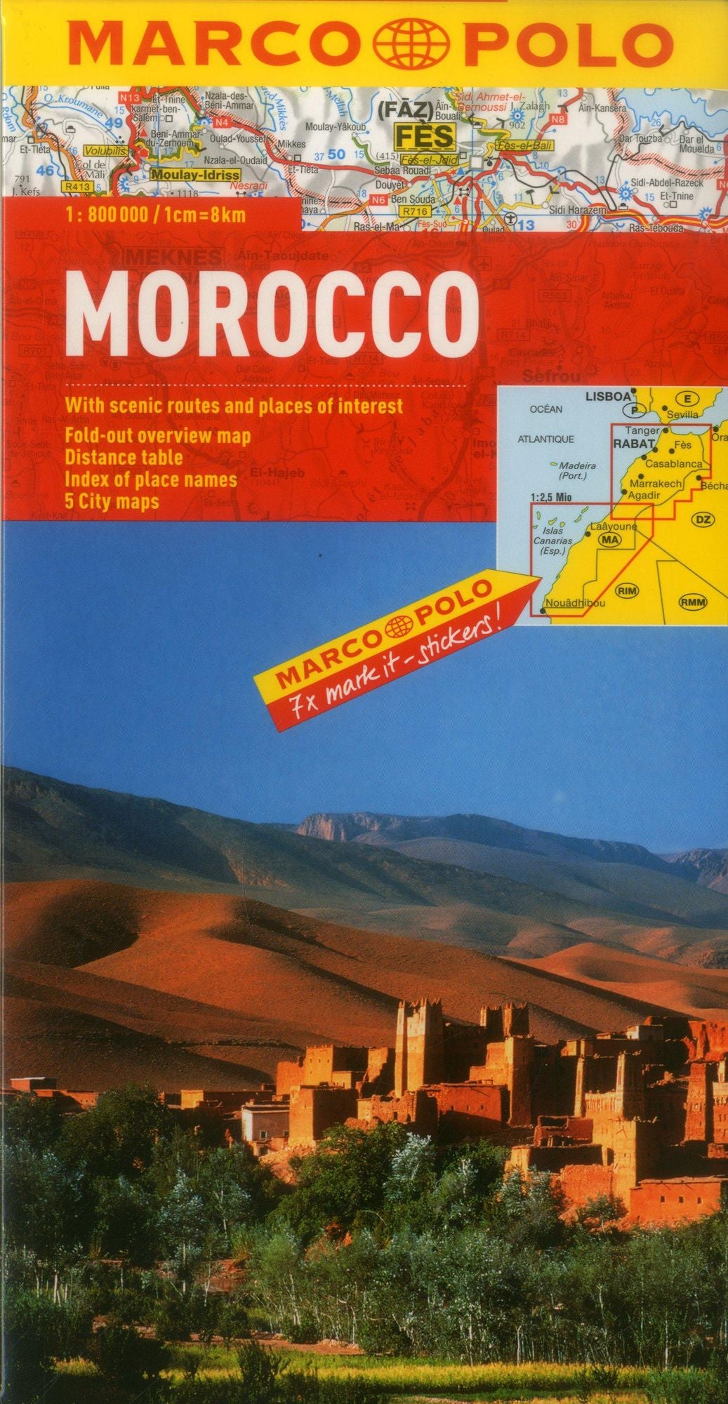 Morocco Marco Polo Map