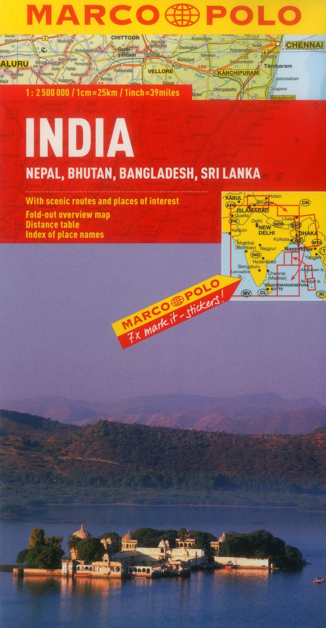 India, Nepal, Bhutan, Bangladesh, Sri Lanka