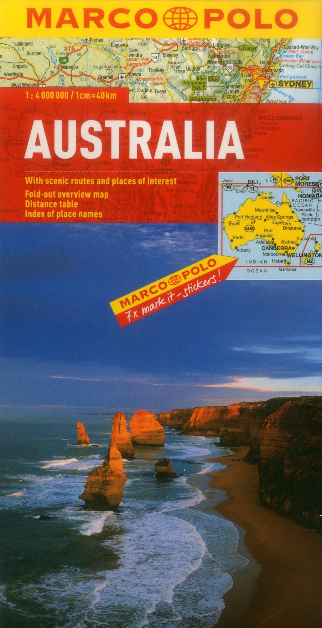 Australia Marco Polo Map