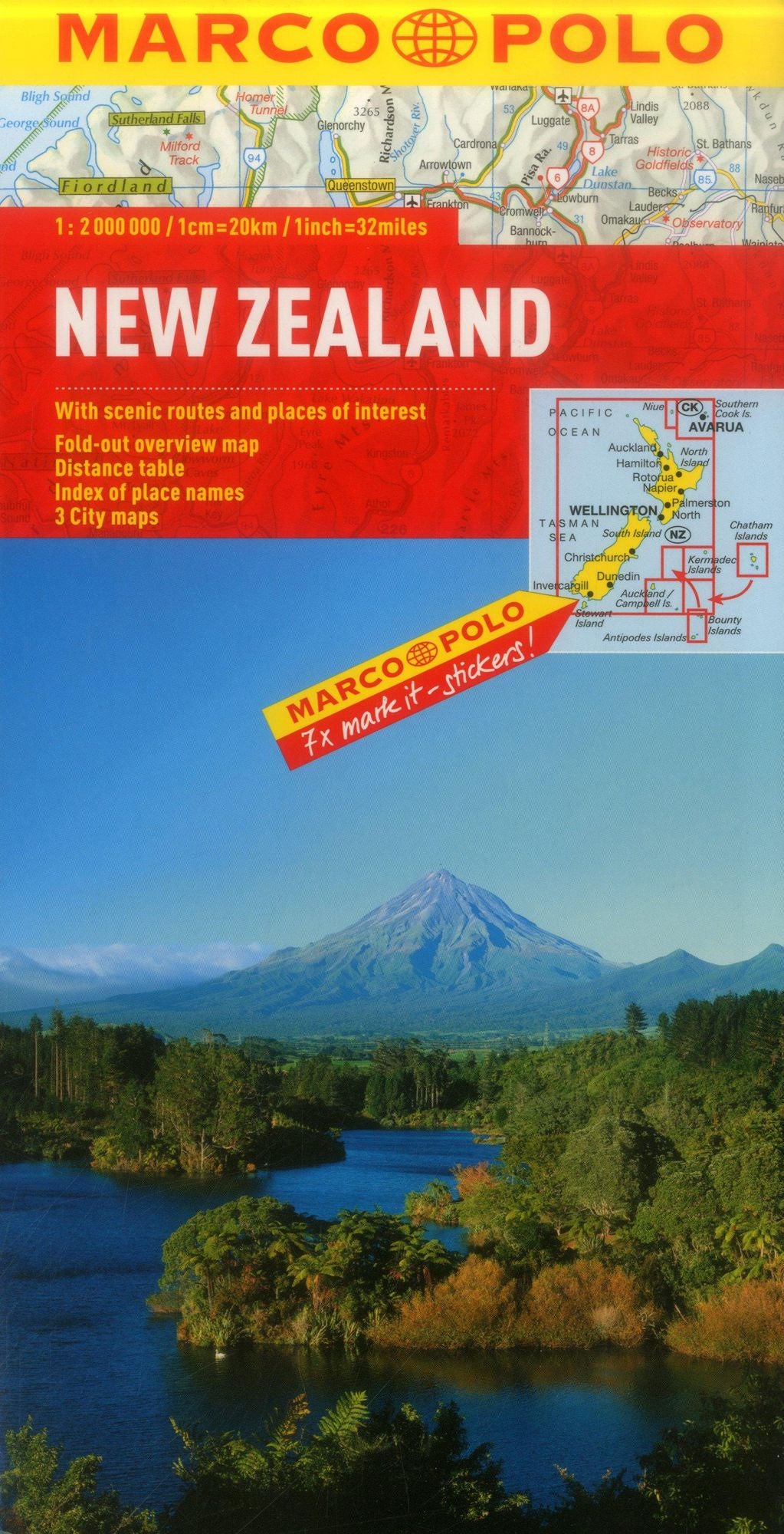New Zealand Marco Polo Map