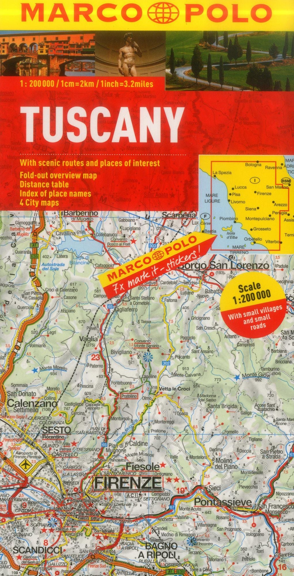 Tuscany Marco Polo Map