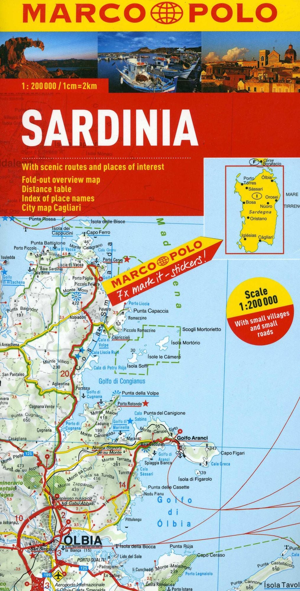 Sardinia Marco Polo Map