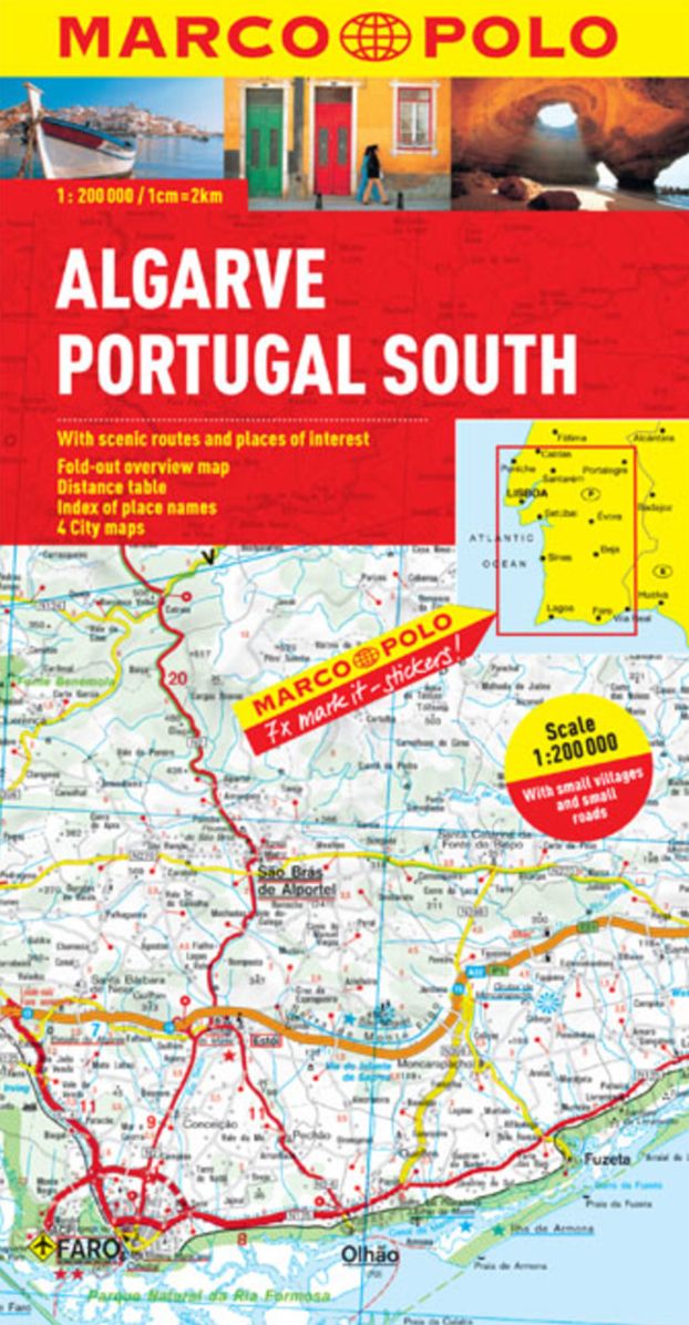 Algarve Marco Polo Map
