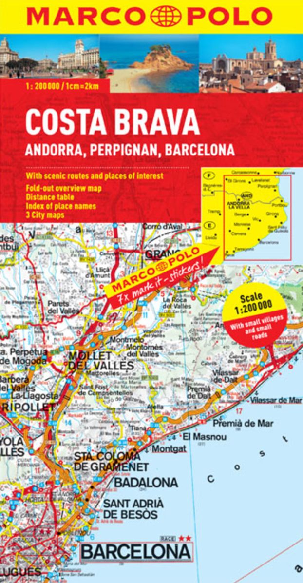 Marco Polo Costa Brava Map