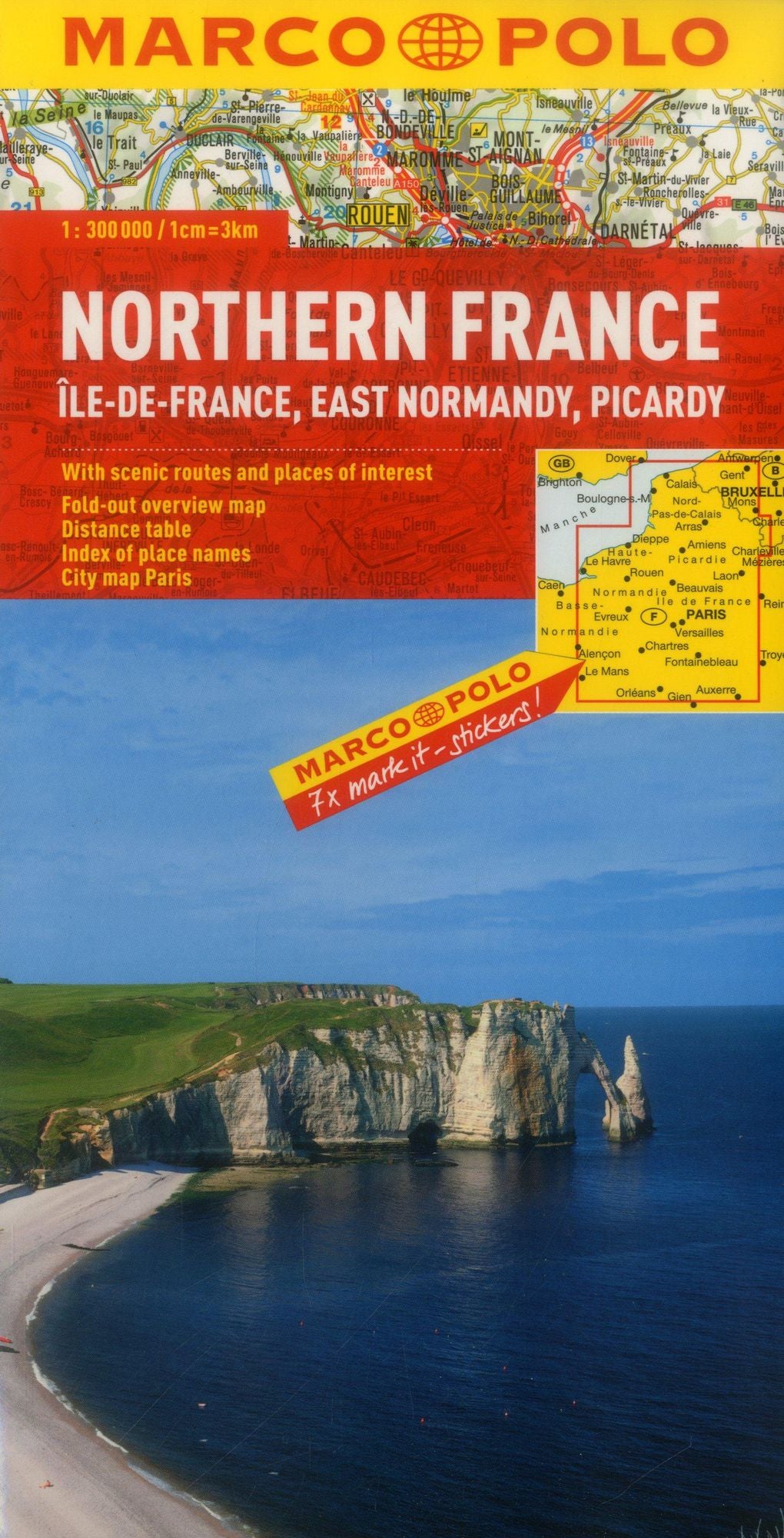 Northern France Marco Polo Map