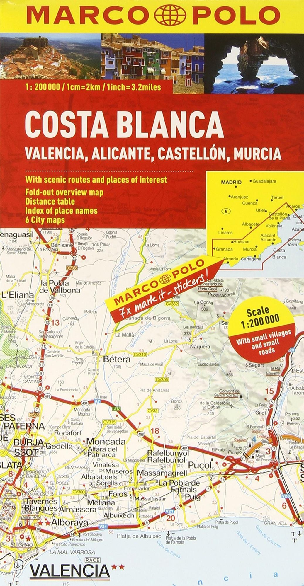 Costa Blanca Marco Polo Map