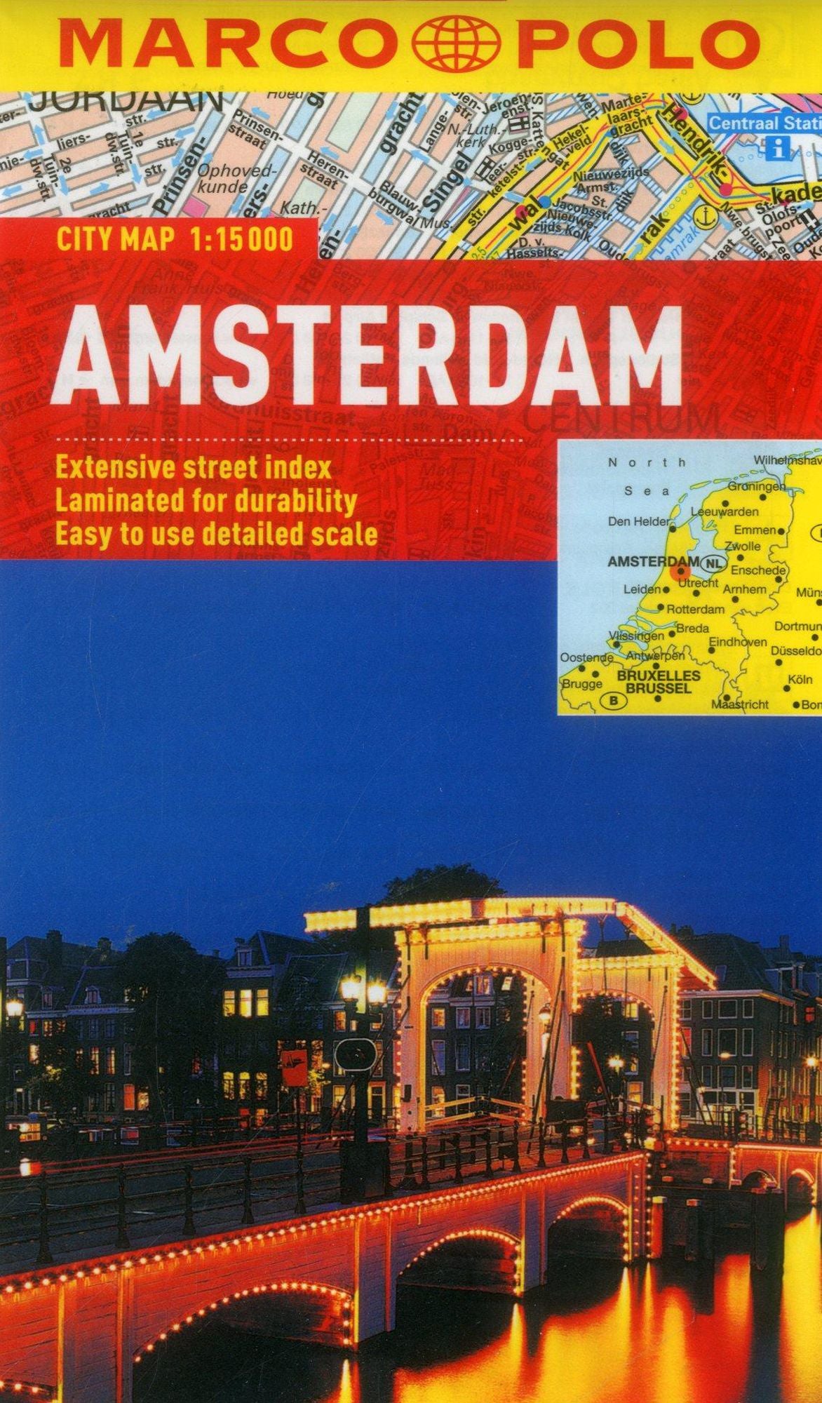 Amsterdam Marco Polo City Map