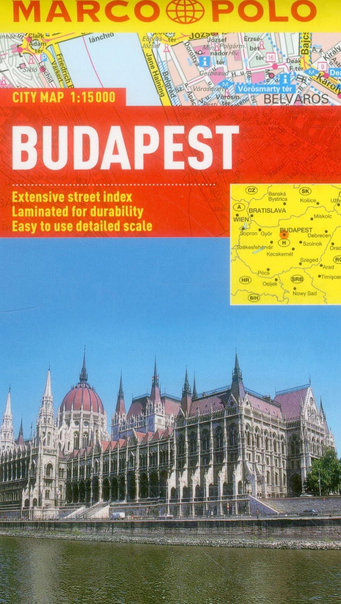 Budapest Marco Polo City Map