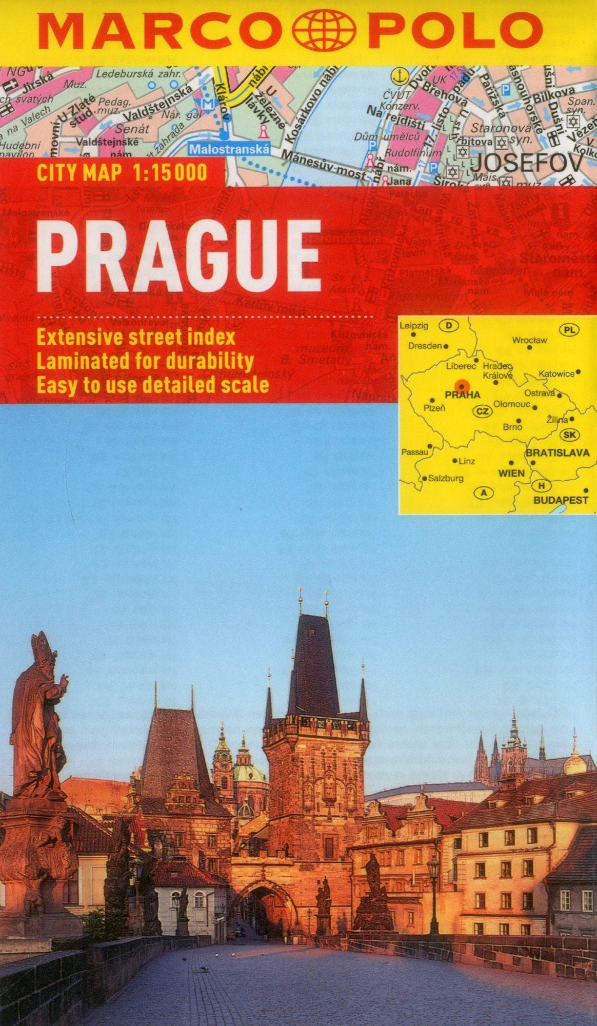 Prague Marco Polo City Map