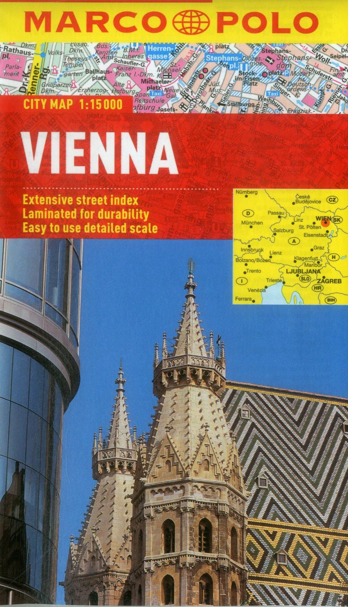 Vienna Marco Polo City Map