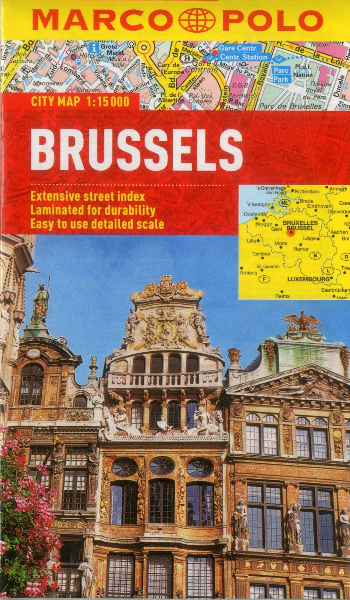 Brussels Marco Polo City Map