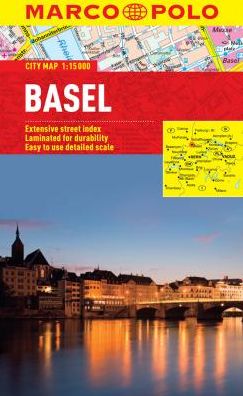 Basel Marco Polo Laminated City Map