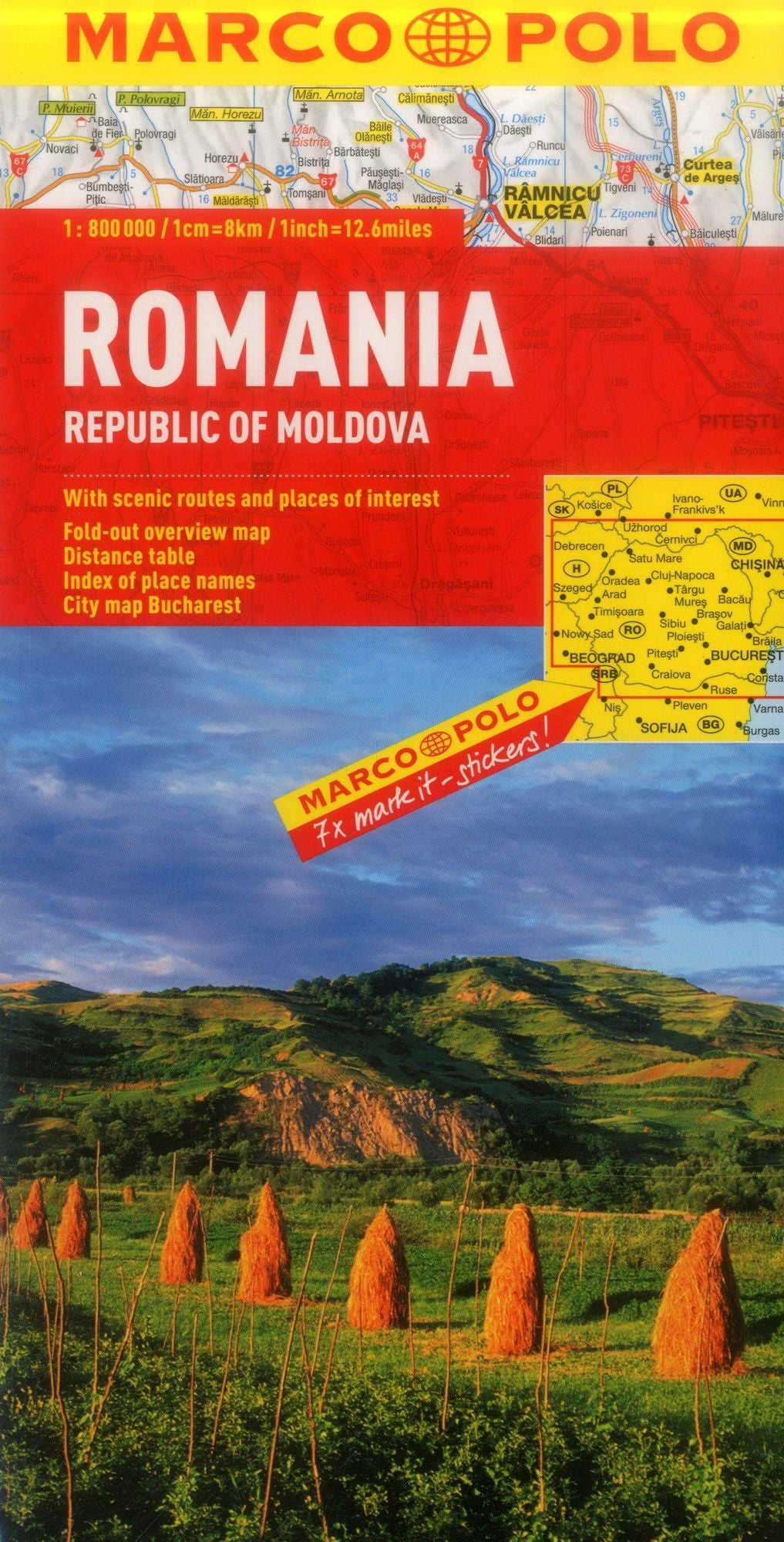 Romania Marco Polo Map