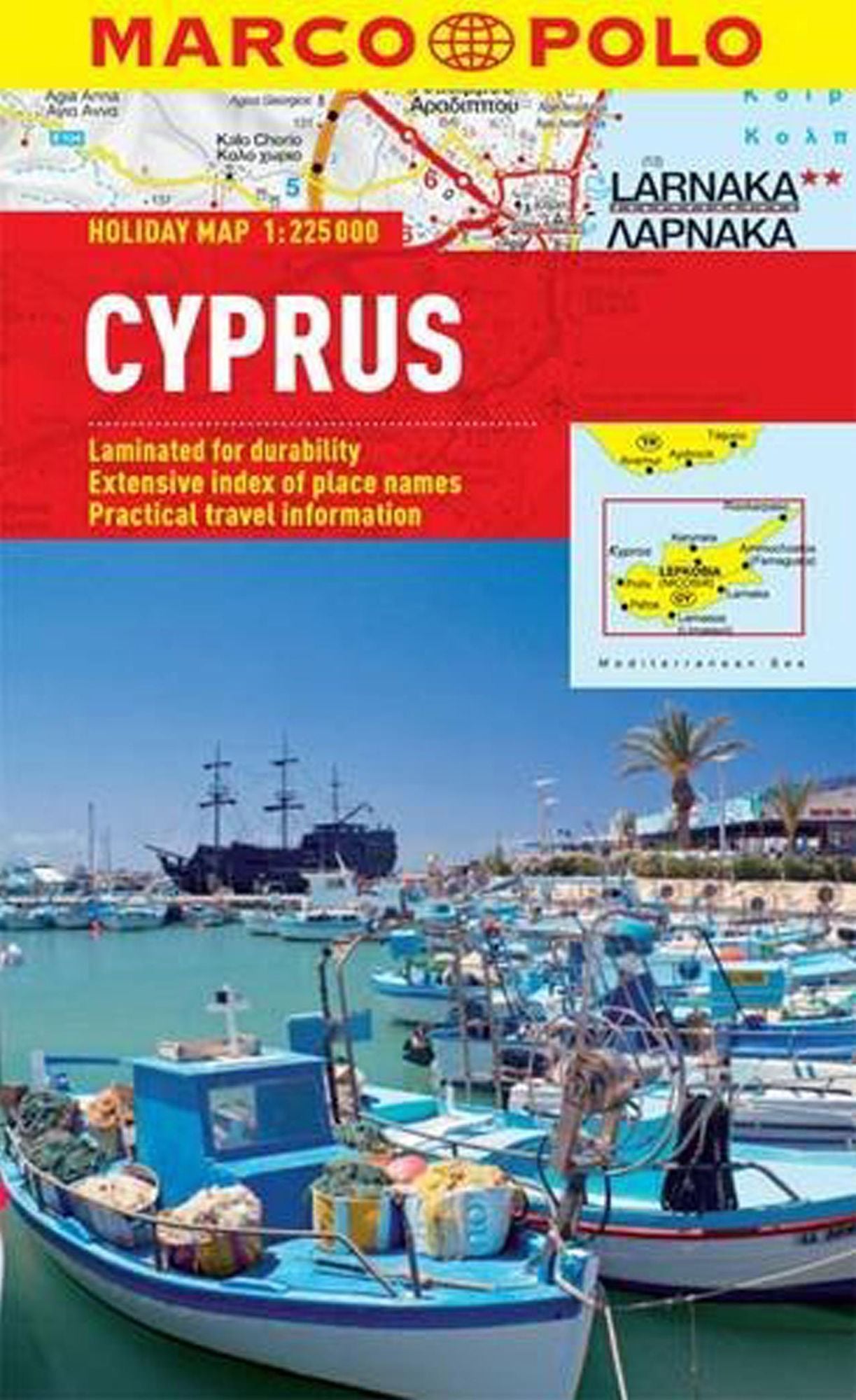 Cyprus Marco Polo Holiday Map