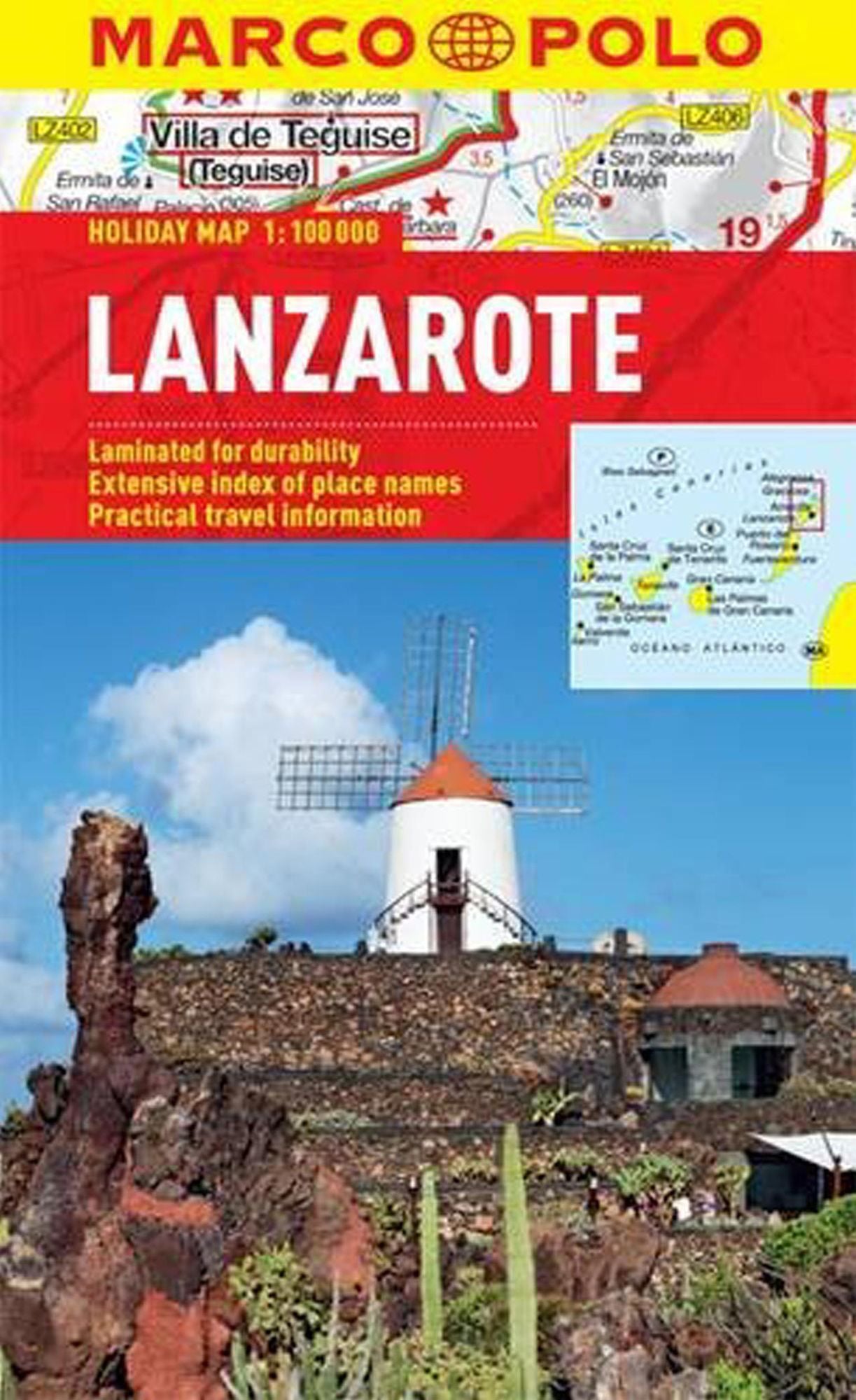 Lanzarote Marco Polo Holiday Map
