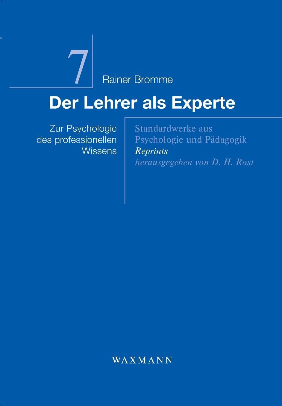 Der Lehrer als Experte