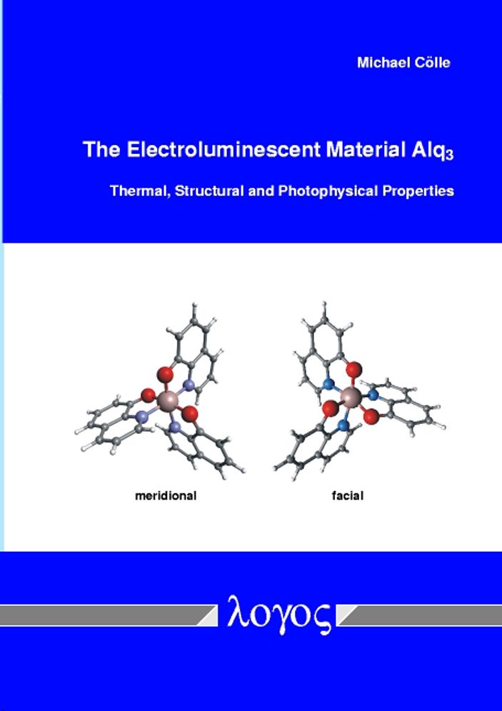 The Electroluminescent Material Alq3: Thermal, Structural and Photophysical Properties