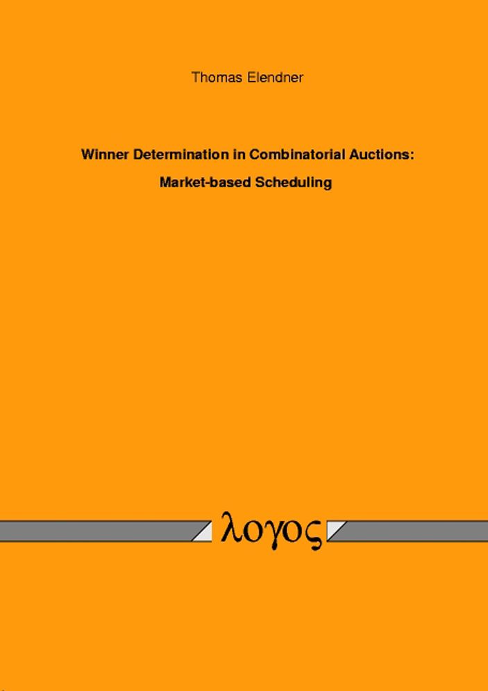 Winner Determination in Combinatorial Auctions: Market-based Scheduling