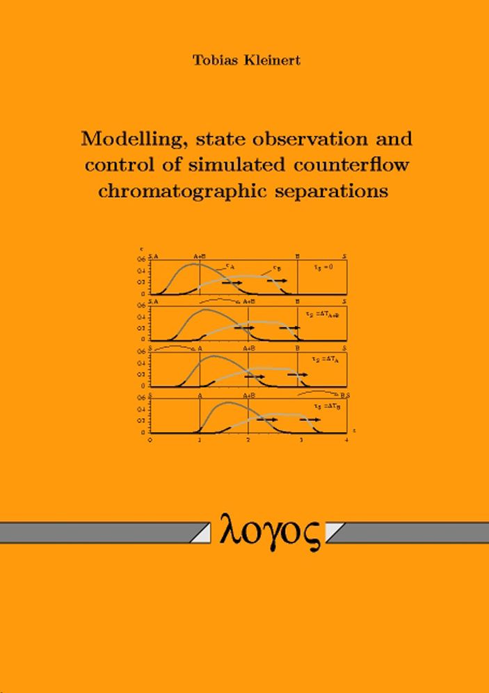 Modelling, state observation and control of simulated counterflow chromatographic separations