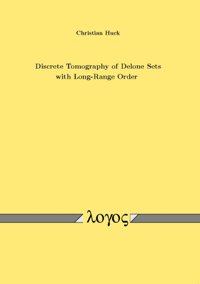 Discrete Tomography of Delone Sets with Long-Range Order